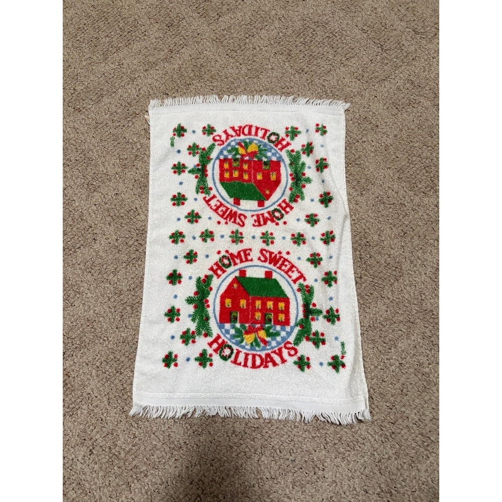 Vintage cannon small Christmas towel